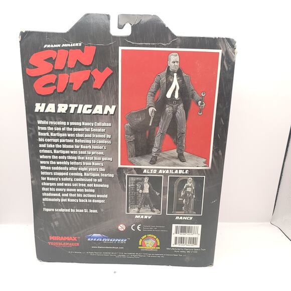 Sin City Hartigan Action Figure Diamond Select Toys New in Packaging - Picture 2 of 7